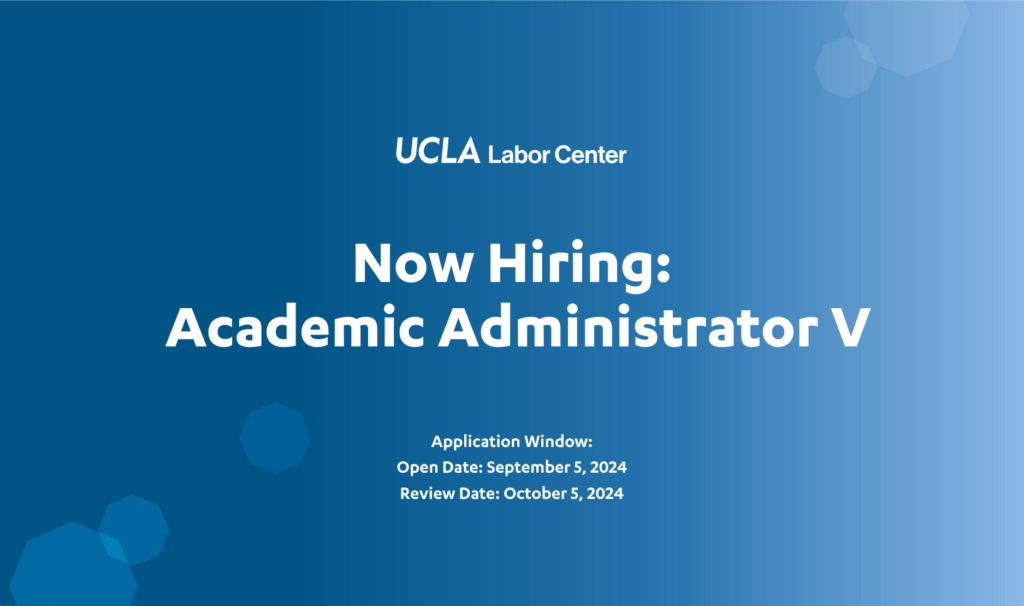 Now Hiring: Academic Administrator to Lead Policy and Legal Research Projects